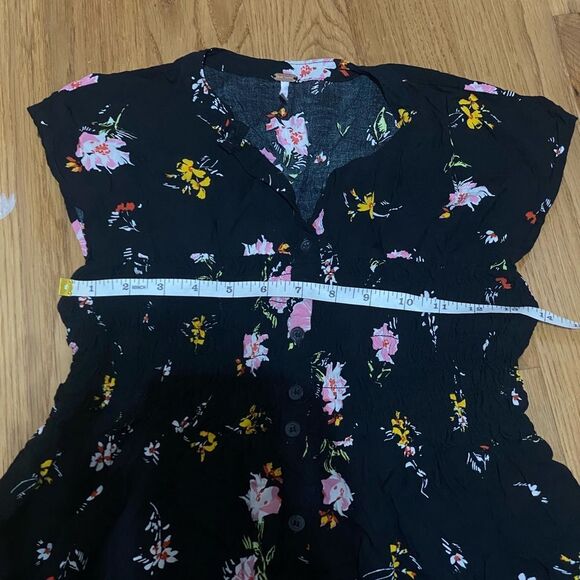 NWOT Free People Greatest Day Smocked Floral Shirtdress - Picture 7 of 7